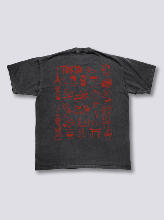 Tokyo Memory Board Vintage T-Shirt